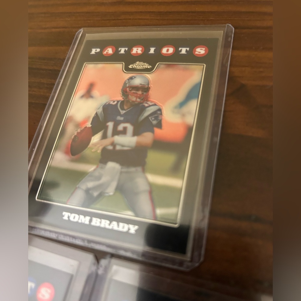 Tom Brady Randy Moss 2008 Topps Chrome Football Cards - Bundle of Five Cards - Picture 5 of 15